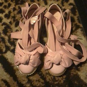 Fenty Puma ballerina creepers pink